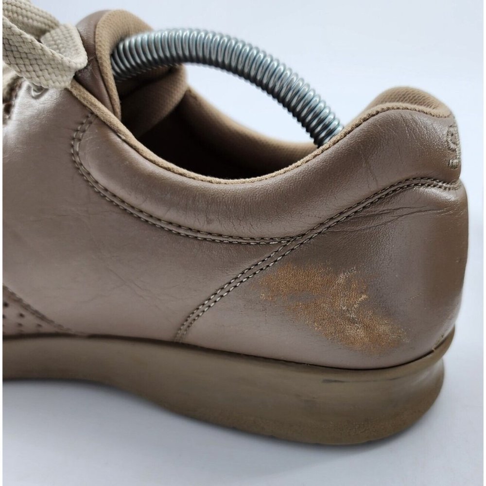 SAS Free Time Lace Up Comfort Walking Shoes Beige Size Men's 8.5 Women's 10 - Picture 14 of 16